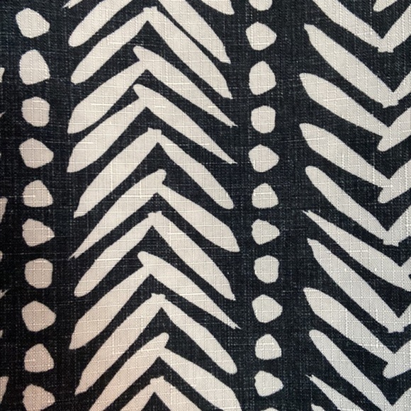 Navy and White Shower Curtain - Picture 4 of 4